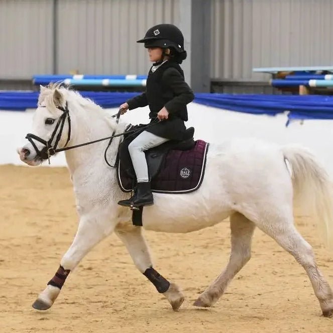 Kids Riding Leggings - Droplet Grey - VALEQ