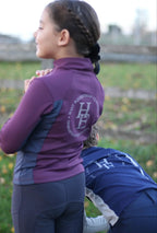 Kids Riding Leggings - Slate Grey - VALEQ