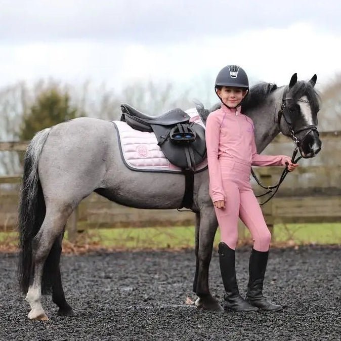 Limited Edition Kids Pink Riding Tights - VALEQ