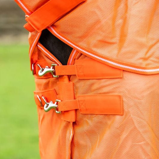 Mesh Fly Rug - Orange - VALEQ