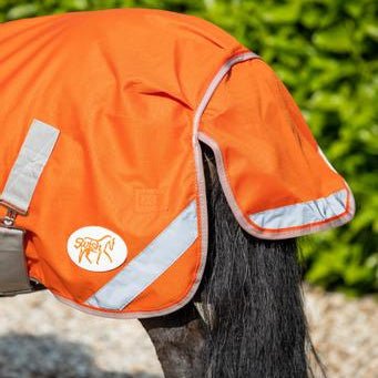 MINI 0g Turnout Rug - Orange - VALEQ