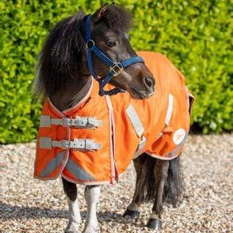 MINI 0g Turnout Rug - Orange - VALEQ