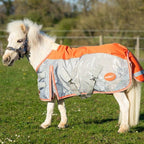 MINI Fly Turnout Combination Rug - Orange/Grey - VALEQ