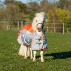 MINI Fly Turnout Combination Rug - Orange/Grey - VALEQ