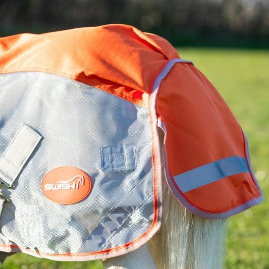 MINI Fly Turnout Combination Rug - Orange/Grey - VALEQ