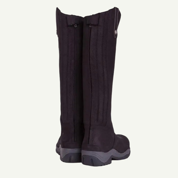 Montana Riding Boots - Black - Standard and Wide Calf - VALEQ