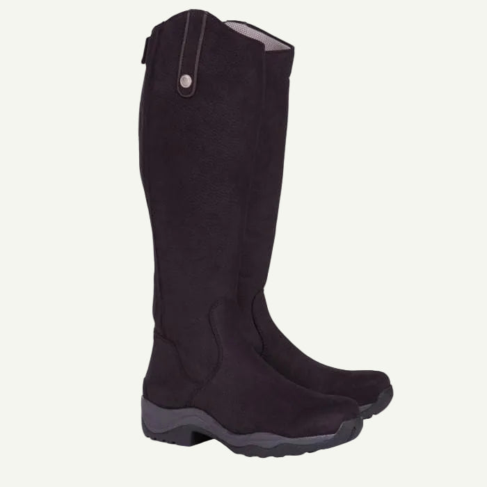 Montana Riding Boots - Black - Standard and Wide Calf - VALEQ