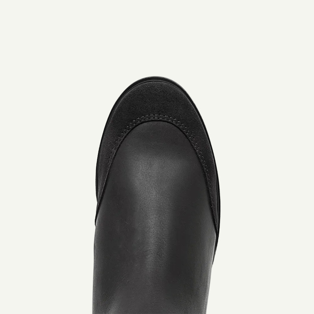 Vermont Storm Waterproof Long Riding Boots - Black - VALEQ