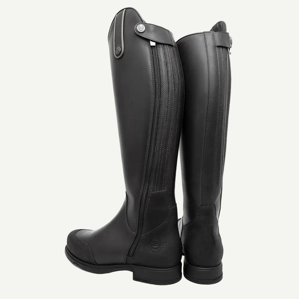 Vermont Storm Waterproof Long Riding Boots - Black - VALEQ