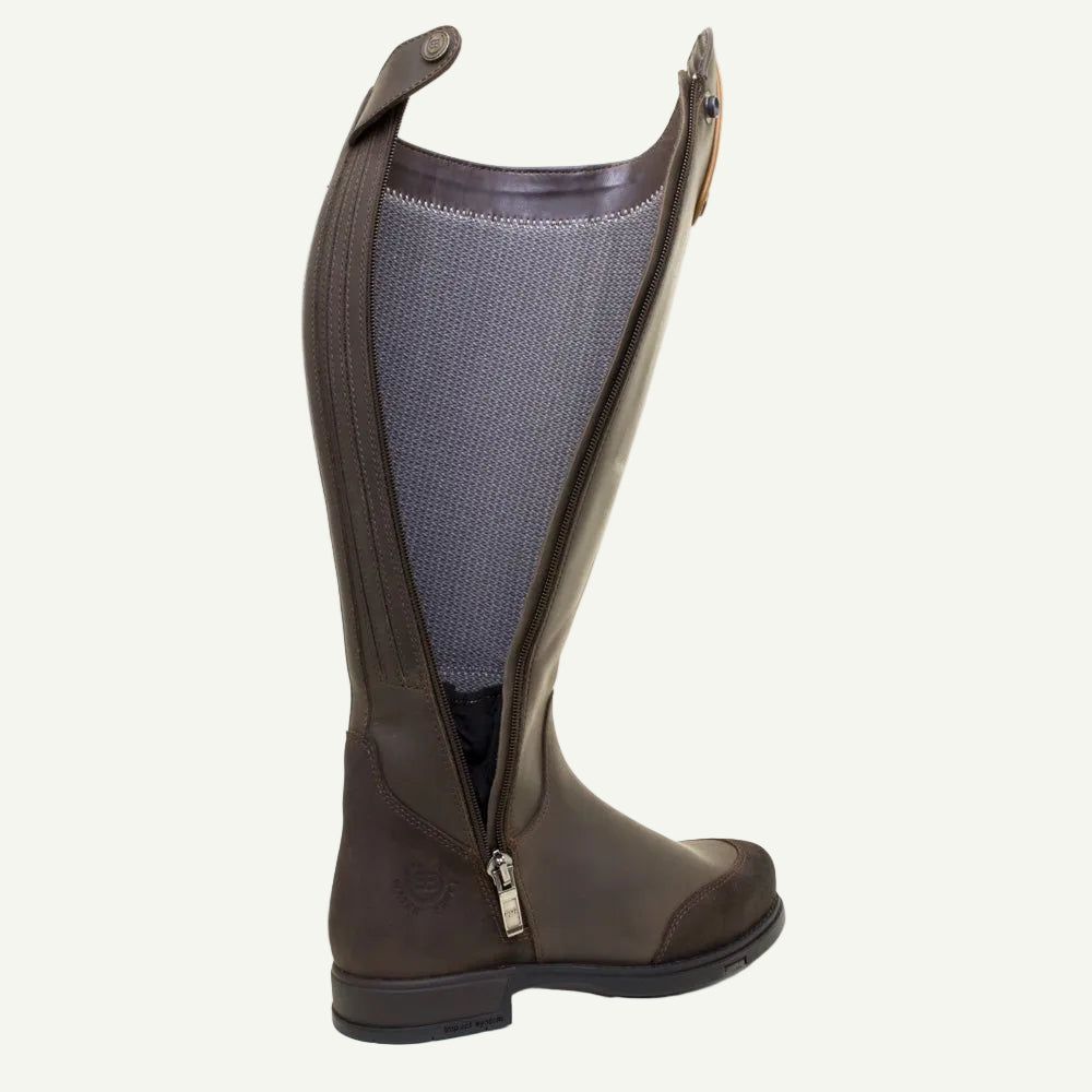 Vermont Storm Waterproof Long Riding Boots - Brown - VALEQ