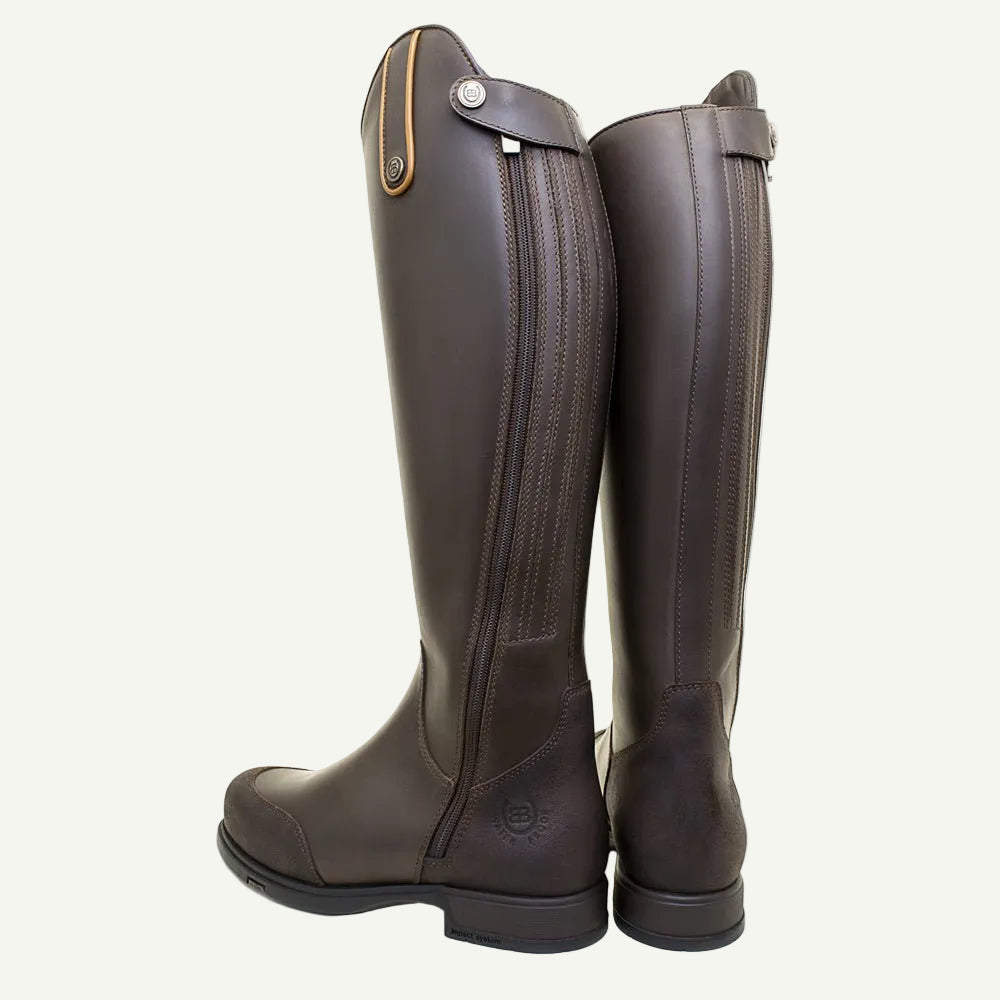Vermont Storm Waterproof Long Riding Boots - Brown - VALEQ