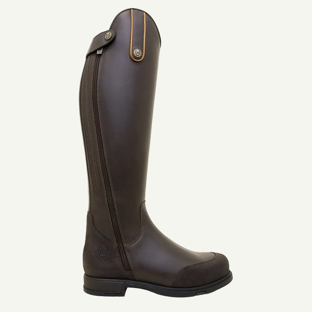 Vermont Storm Waterproof Long Riding Boots - Brown - VALEQ