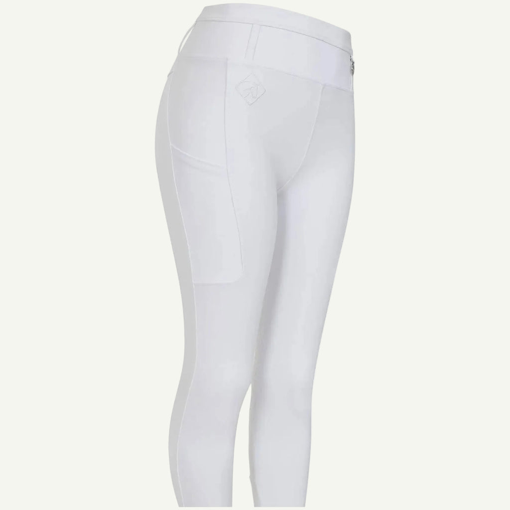 White Riding Leggings - VALEQ
