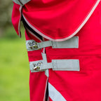 WIDE FIT 0g Detachable Neck Turnout Rug - Red - VALEQ